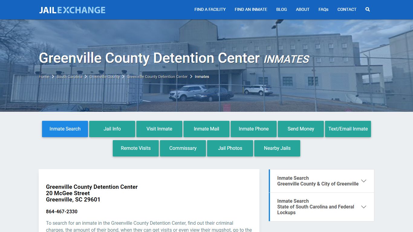 Greenville County Inmate Search | Arrests & Mugshots | SC - JAIL EXCHANGE